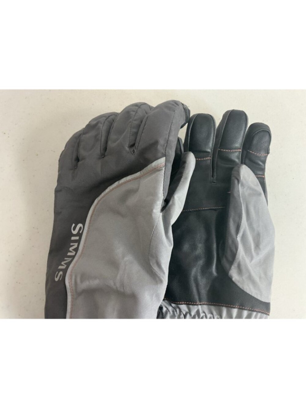 Simms Gloves Cold Weather Leather Mens XL - Picture 4 of 8